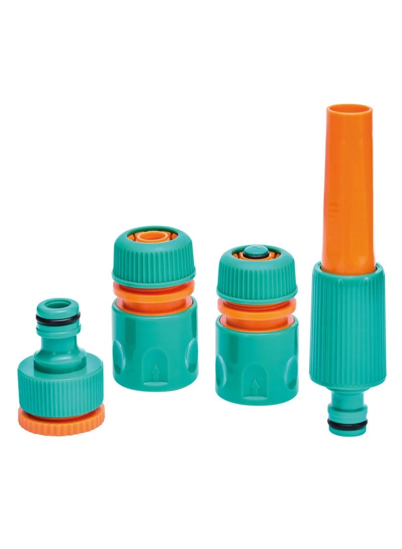 ECOGREEN 1/2" Hose Nozzle Set | Adjustable Plastic Nozzles Pack for Home Gareden, Car Wash - Image 4